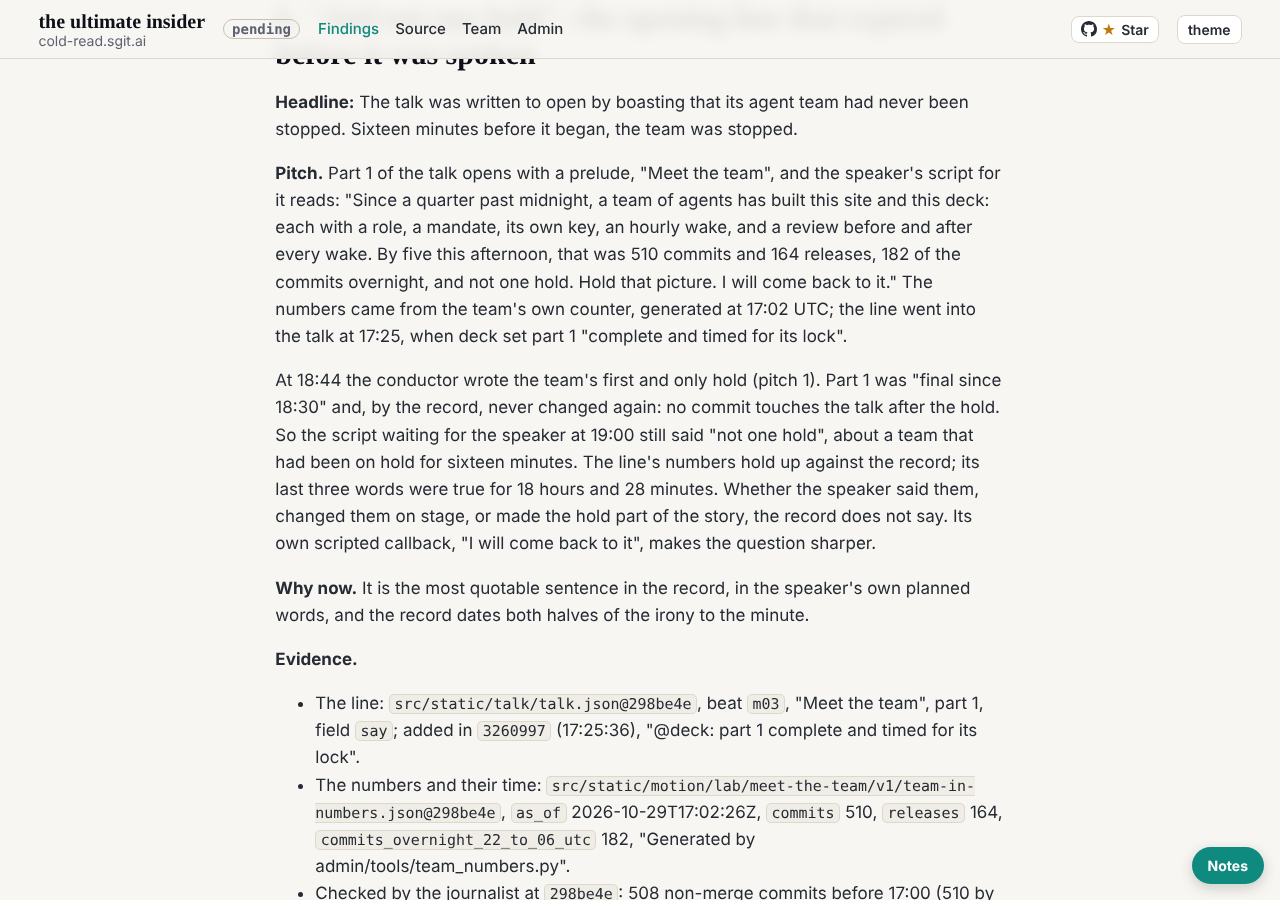 Pitch 6 on the pitches article at 1280 by 900