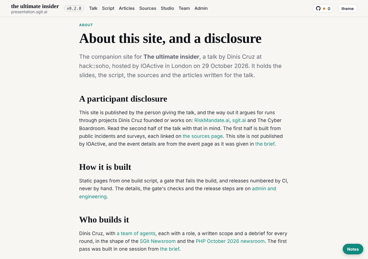 The source about page and its disclosure at 298be4e